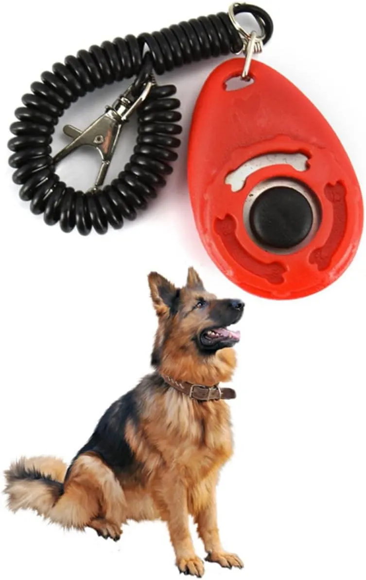 2sets Dog Clicker for Training to Use with Wrist Strap Ideal for Puppy Cat Training 4pcs*2
