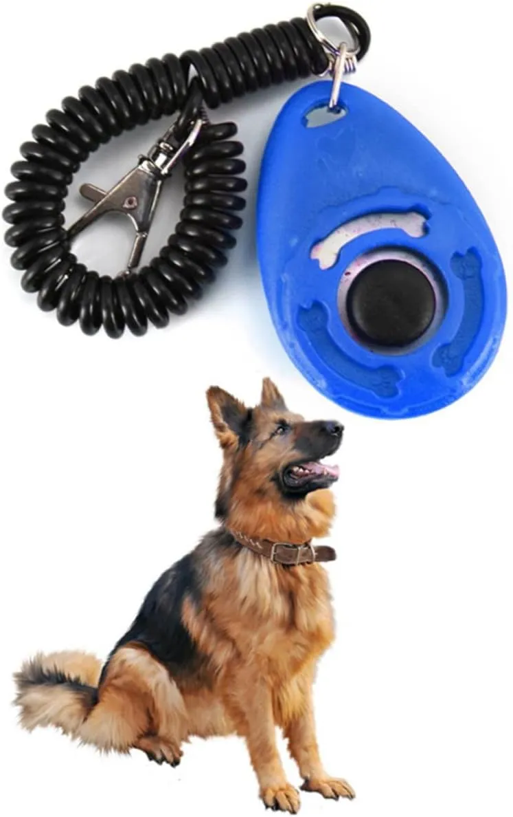 2sets Dog Clicker for Training to Use with Wrist Strap Ideal for Puppy Cat Training 4pcs*2