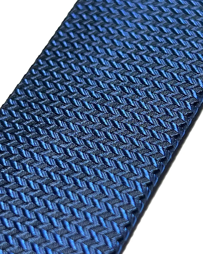Aldus Navy Silk Suspenders