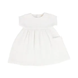 Analogie Gauze Dress Short Sleeve - White