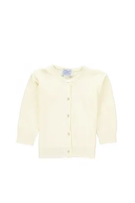 Basic Infant Cardigan - Ivory