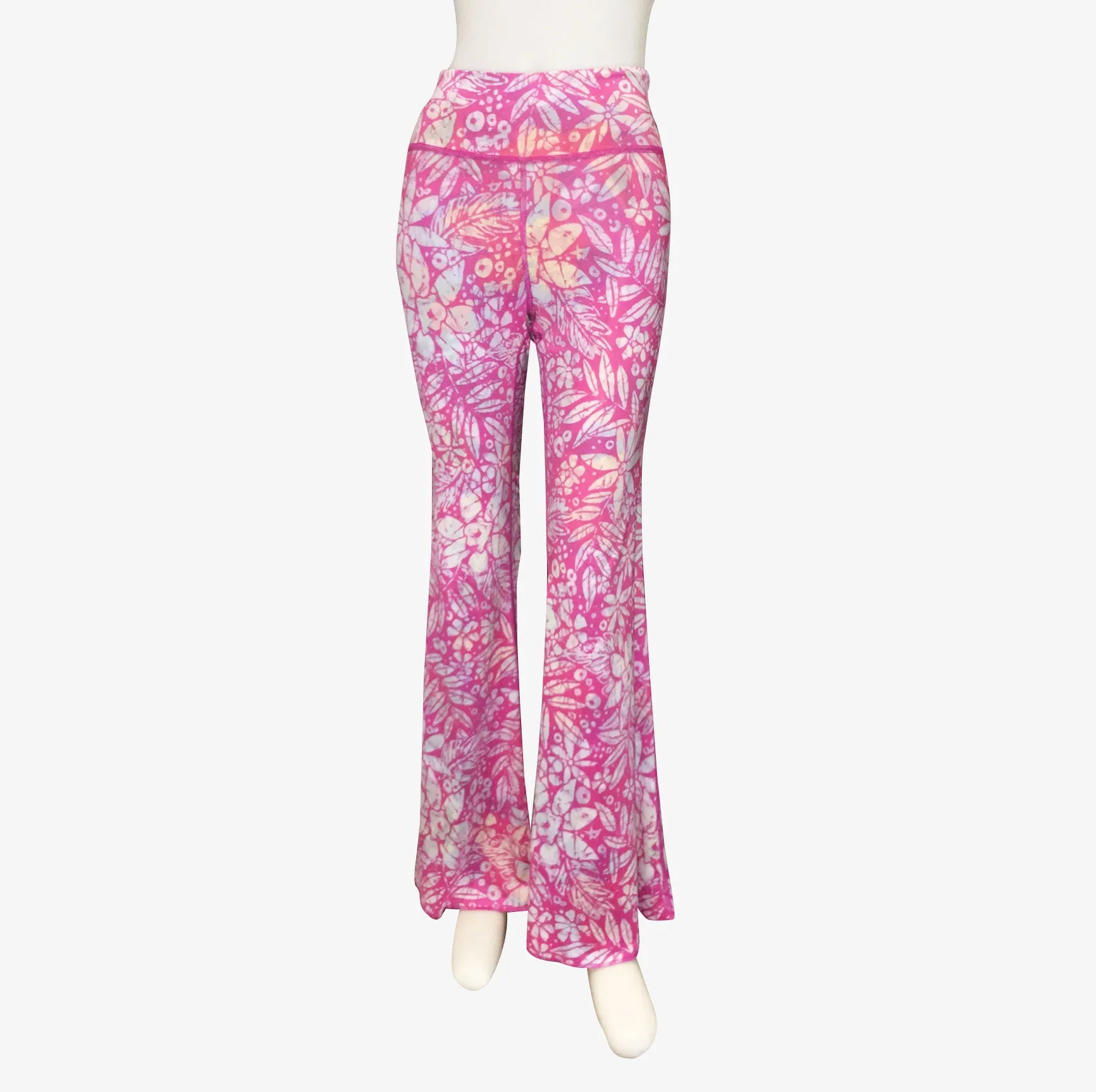 BELL BOTTOMS VINTAGE PINK HAWAII/PINK BATIK (long length)