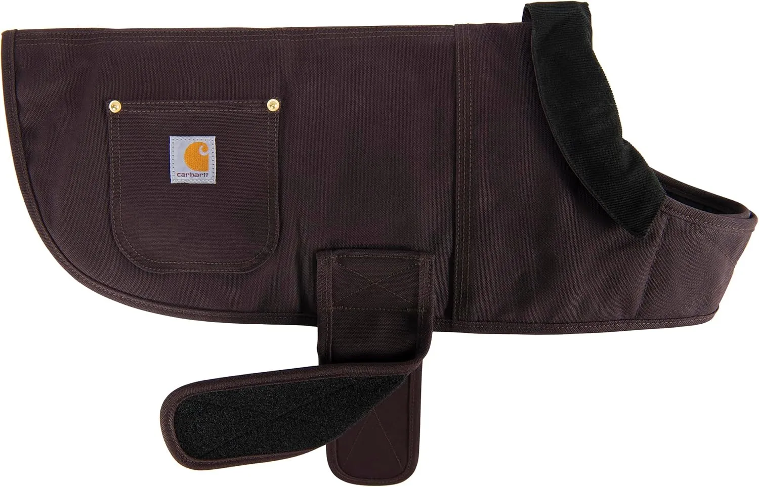 Carhartt Firm Duck Insulated Dog Chore Coat, Durable Weather Resistant Jacket for Cold and Windy Conditions, PFAS Free (Deep Wine), Medium