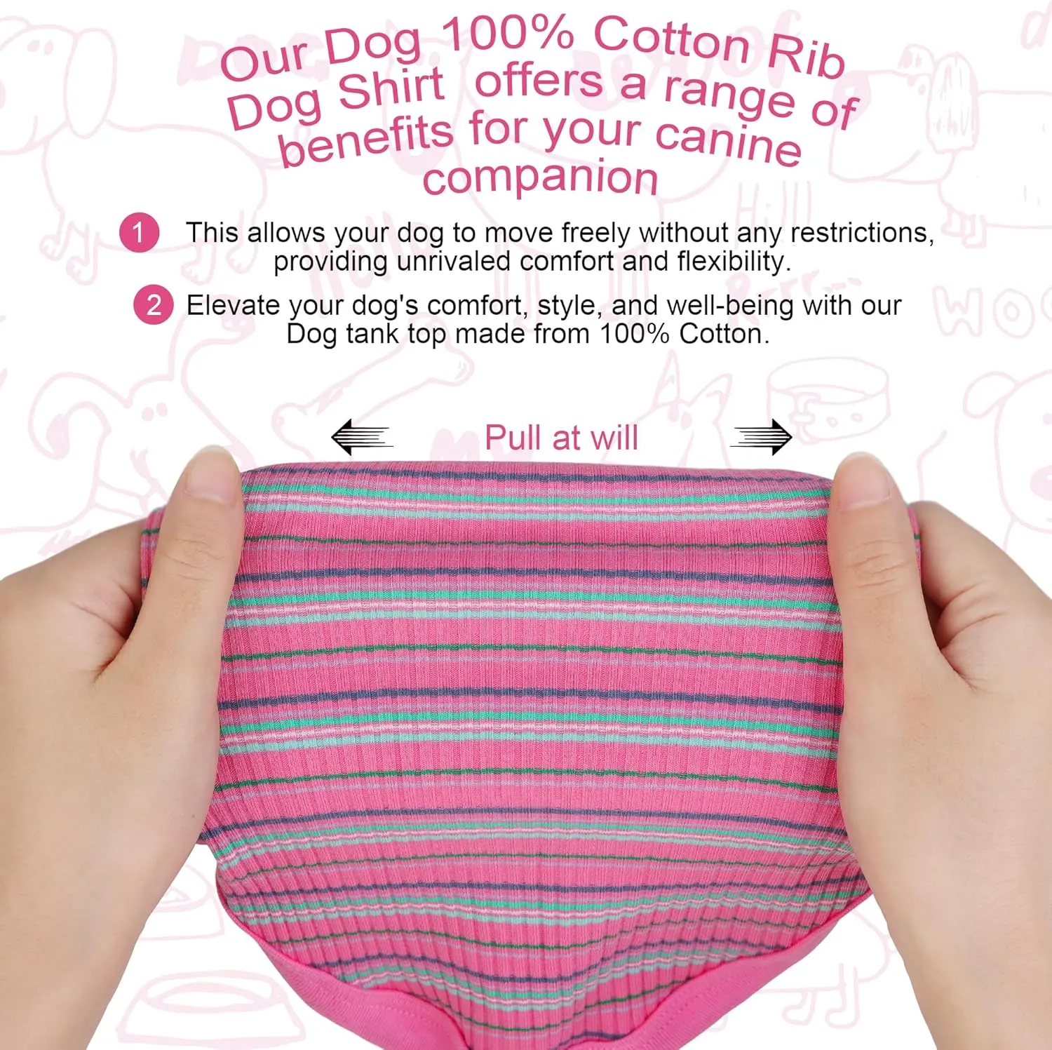 Elevate Your Pet's Comfort and Fashion: Premium 100% Cotton Rib Dog Shirt Vest for Small Breeds Like Chihuahuas, Yorkies, and Puppies .Year-Round Style with Tank-Style Puppy Attire Purple Medium