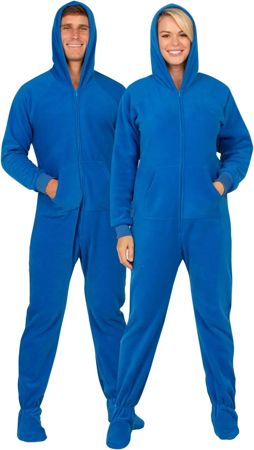 Footed Pajamas - Family Matching Hoodie One Pieces | One Piece Boys, Girls, Men, Women Pjs and Pets Sweaters | Unisex