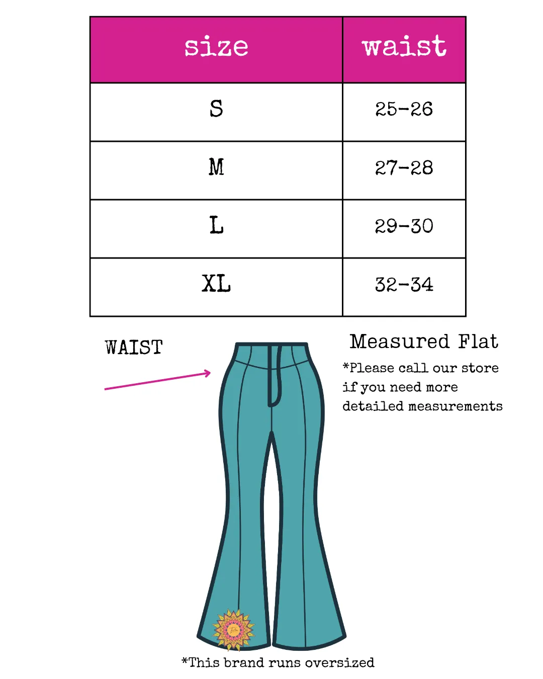 Lace & Denim Flow Pants