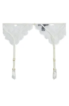 Lace Inset Garter Belt