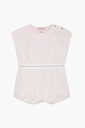Lili Gaufrette Terry Cloth Baby Girls Romper (Size 6M left)