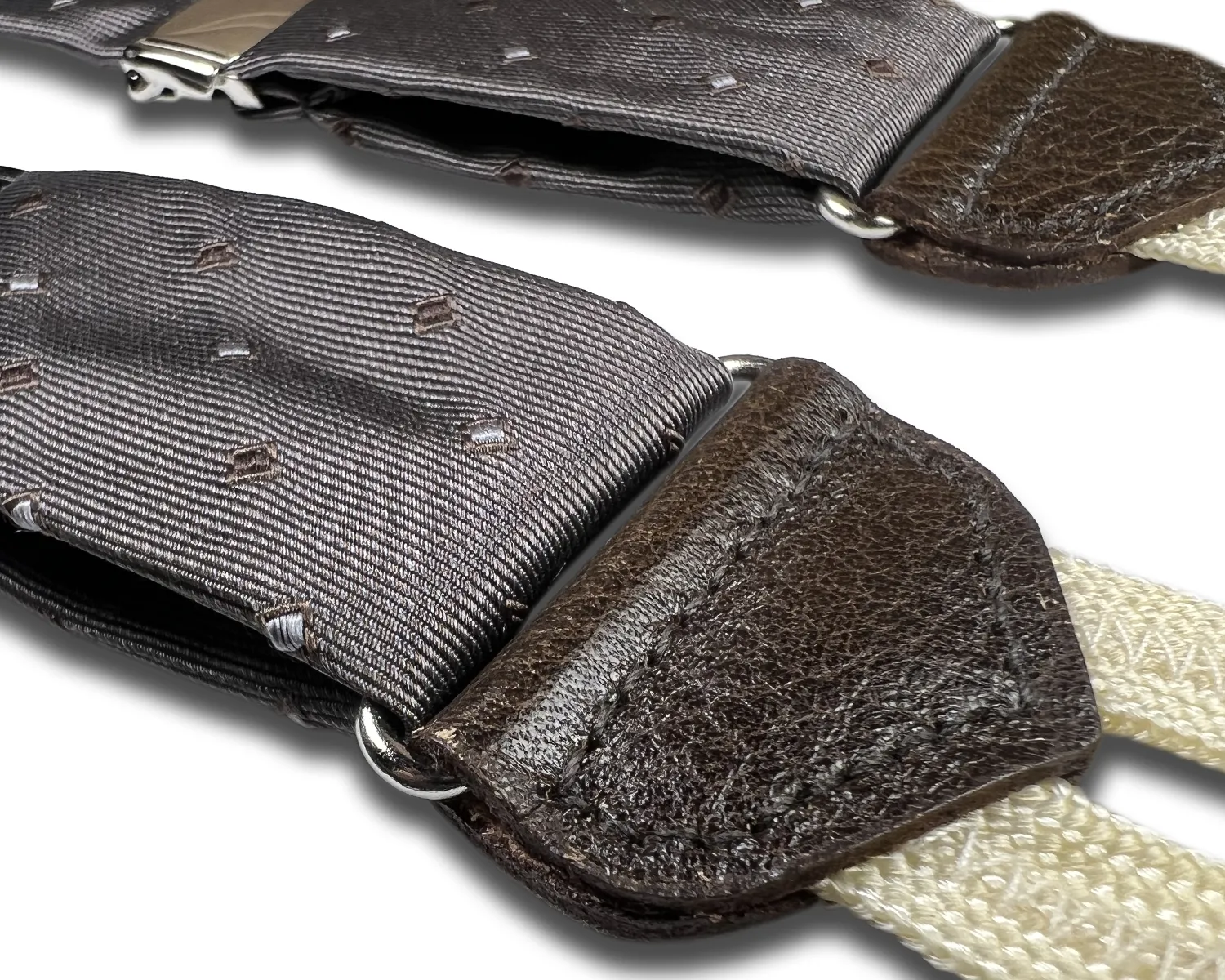 Limited Edition<br>Norton Grey Silk Suspenders