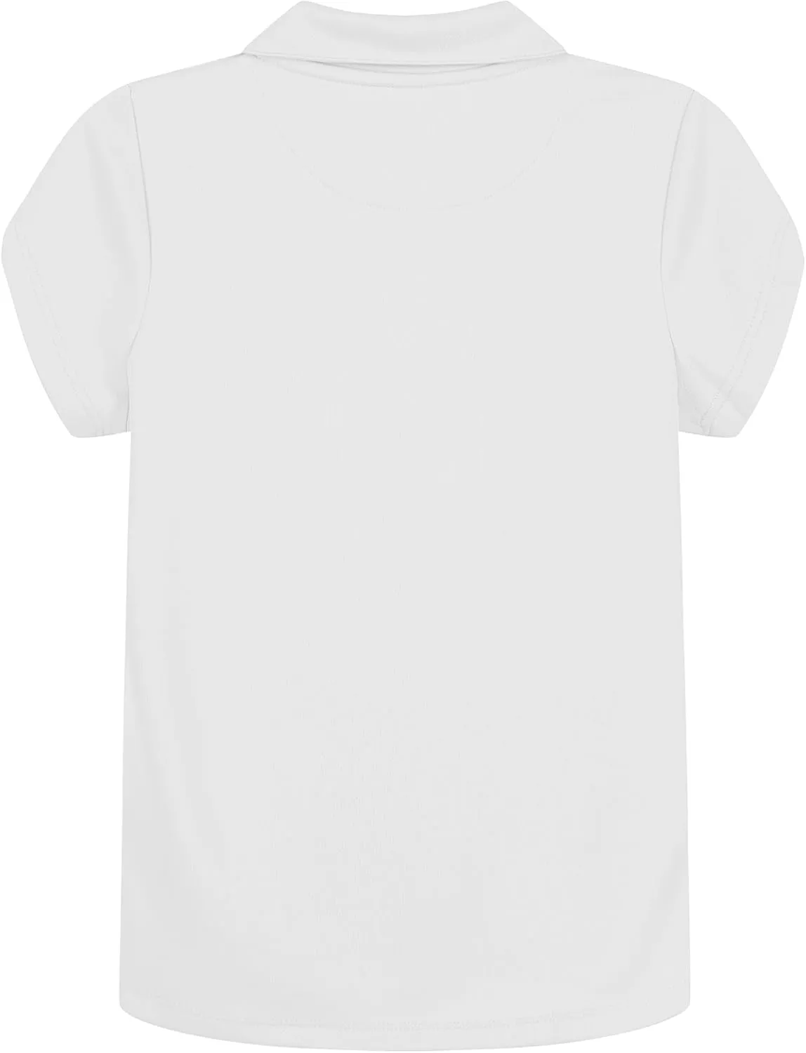 Nautica Girls' School Uniform Short Sleeve Performance Polo