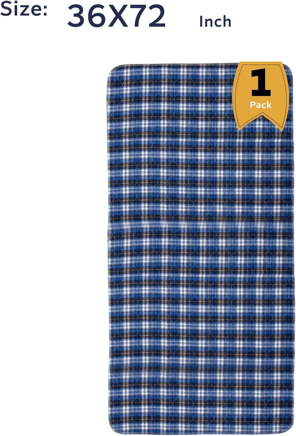 Non-Slip Bed Pads for Incontinence Washable 36" x 72",Waterproof Bed Pads,Adult Washable Incontinence Bed Pads for Adults,Dog,Kids