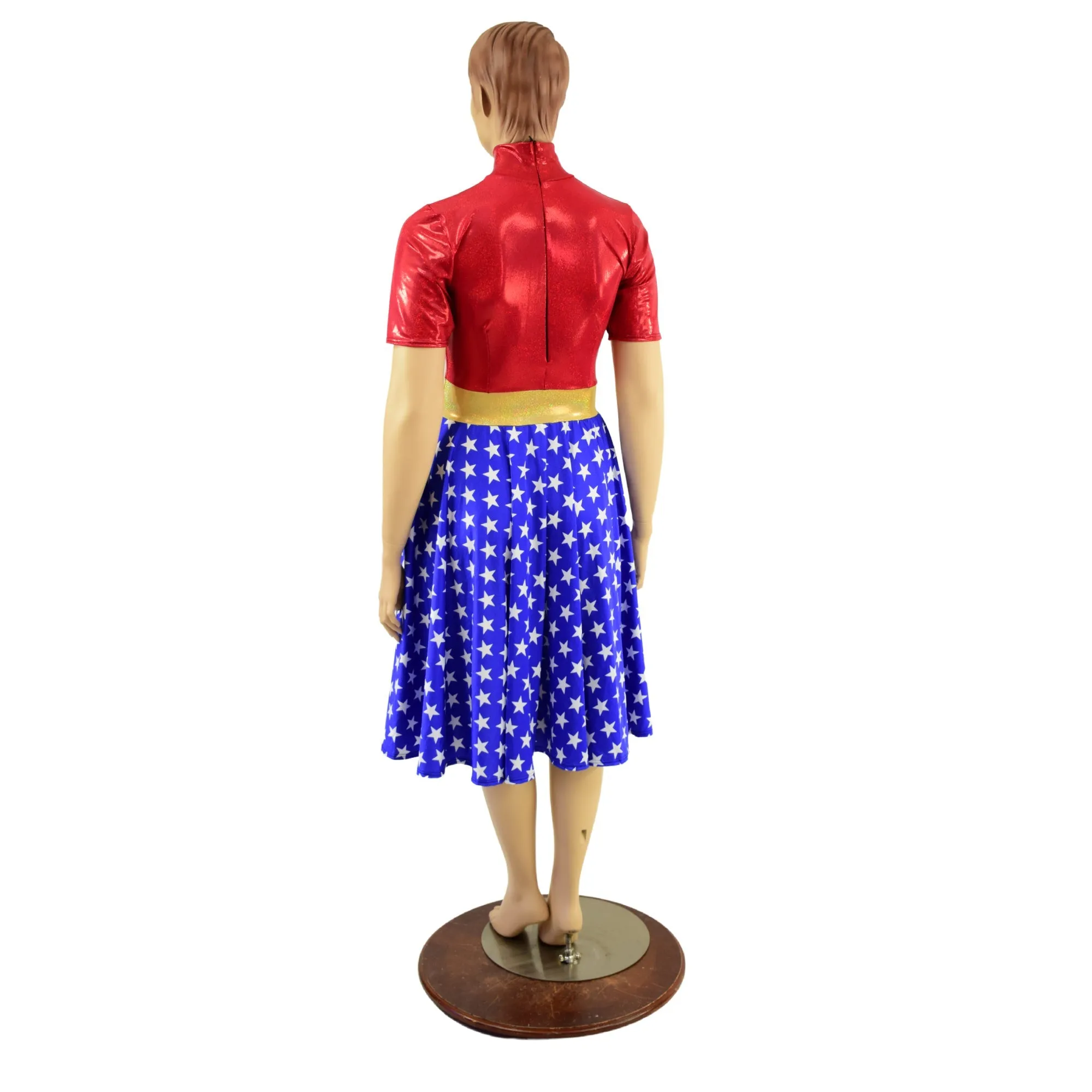 Tea Length Super Hero Skater Dress