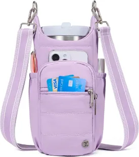 Telena Water Bottle Holder with Strap Crossbody Bags for Women for Walking, Hiking, Cycling